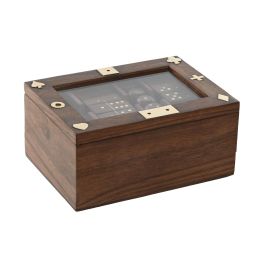 Juego Colonial DKD Home Decor Marron Dorado 12 x 7 x 16 cm Set de 5 (2 Unidades) Juego Colonial DKD Home Decor Marron Dorado 12 x 7 x 16 cm Set de 5 (2 Unidades)