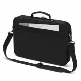 DICOTA D31686 Maletín para Portátil 15.6 pulgadas (39.6 cm) Negro de Poliéster con Asa y Tirante para Hombro
