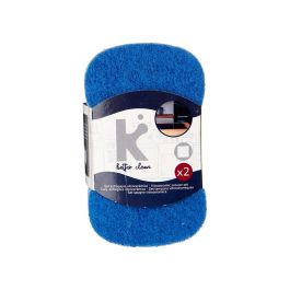 Set 2 Estropajos para Vitrocerámica con Esponja Azul - Arte Regal 7x5x12 cm (32 Unidades) Set 2 Estropajos para Vitrocerámica con Esponja Azul - Arte Regal 7x5x12 cm (32 Unidades)