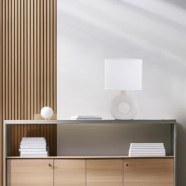 Lámpara Cerámica con Cable Nora Vinthera 10x4,5x31 cm_Tulipa 18,5x11 cm (6 Unidades)