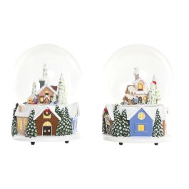 DKD Home Decor Bola Musical Navideña Adorno Fantasía Multicolor para Decoración 10x10x13 cm (Pack 4 Unidades) Precio: 56.89000009. SKU: B18GA3BFTD