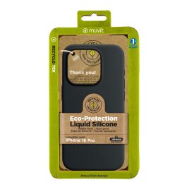 Muvit Funda Liquid Silicone Recycletek para Apple - Ecológica, Suave, Antideslizante, Protección Completa