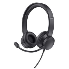 Trust Auriculares Estéreo HS-150 con Micrófono Flexible, Jack 3.5 mm, Negro Precio: 14.69000016. SKU: B1HLT9GZJG