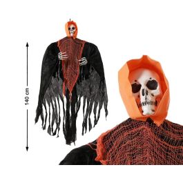 Decoración Colgante Esqueleto Con Capucha Naranja 140 cm - Ideal para Halloween y Fiestas Precio: 4.79000038. SKU: B189NAAV8V