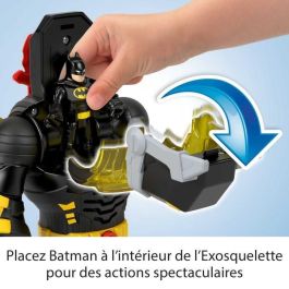 Imaginext Figura Batman Y Exotraje DC Super Friends HYG31 Mattel 30.5cm Figura Robot Articulado Juguete Niño Niña +3 Años