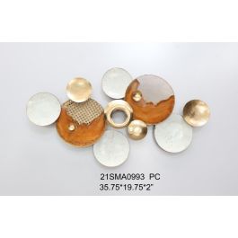 Decoracion Pared Glam DKD Home Decor Terracota Blanco 5 x 50 x 91 cm (2 Unidades) Precio: 50.9652. SKU: S3029398