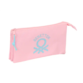 Safta Estuche Portatodo Benetton Basic Tres Cremalleras 120x220x30 mm Precio: 16.50000044. SKU: B1GQRYWFX3