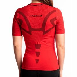 Camiseta de Manga Corta Hombre Hanker Rojo 6 Años