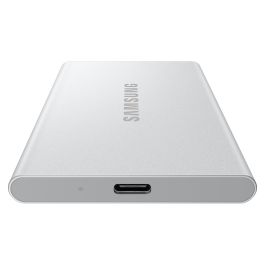 SAMSUNG Portable SSD T7 1TB USB-C 3.2 Gen 2 (10 Gbps) Externo Aluminio Plata - MU-PD1T0G/WW
