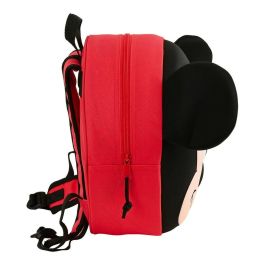 Mochila Infantil 3D Mickey Mouse Clubhouse Rojo Negro (31 x 31 x 10 cm) Mochila Infantil 3D Mickey Mouse Clubhouse Rojo Negro (31 x 31 x 10 cm)