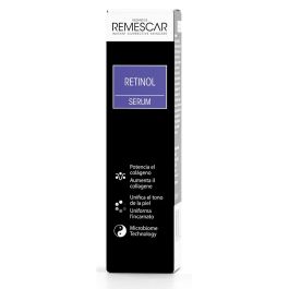 Remescar Sérum Antiedad Retinol 30 ml Tratamiento Facial Hidratante Antiarrugas Potente Antioxidante con Vitamina C Ácido Hialurónico
