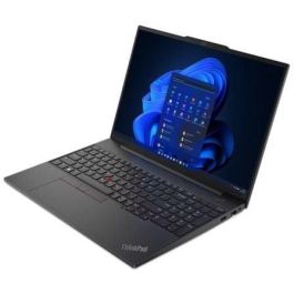 Portátil Lenovo ThinkPad E16 Gen 1 21JN0002SP Intel Core i7-1355U/ 16GB/ 512GB SSD/ 16"/ Win11 Pro Portátil Lenovo ThinkPad E16 Gen 1 21JN0002SP Intel Core i7-1355U/ 16GB/ 512GB SSD/ 16"/ Win11 Pro