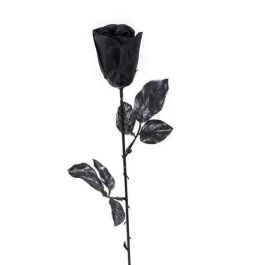 My Other Me Rosa Negra de Poliéster 43 cm, 24 Piezas en Caja Expositora 22x22x46 cm