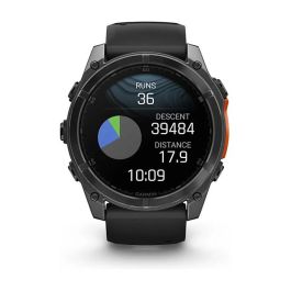Garmin Fenix 8 51mm Reloj Inteligente Deportivo con Pantalla AMOLED Táctil 1.4", GPS, Wi-Fi, Bluetooth, 32 GB, Banda de Silicona Negra
