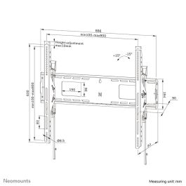 Soporte TV Neomounts WL35-750BL18 43"