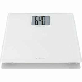 Medisana 40547 Báscula de baño de cristal XL con pantalla grande, vidrio de seguridad de 6mm y pilas incluidas