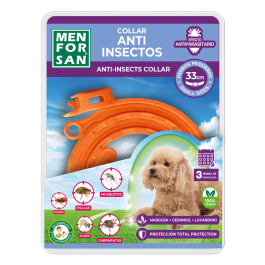 Men For San Insecticida Gatos Spray Antiparásitos Repelente para Pulgas, Garrapatas, Ácaros, Piojos y Mosquitos 250ml