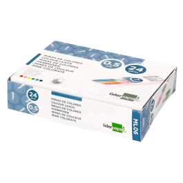 Liderpapel Minas Colores Surtidos Estuche 12 Minas Borrables 0,5 mm