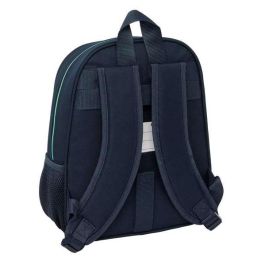 Mochila infantil adapt.carro real madrid 2ª equipacion 25/26 27x33x10cm