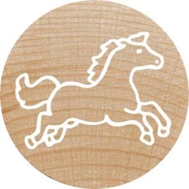 COLOP Set de sellos WOODIES "Farm Animation" de madera y caucho - Redondos 3cm (12 unidades) 165225