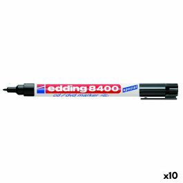 Rotulador permanente Edding e-8400 Negro (10 Unidades) Precio: 27.69000058. SKU: S8421381