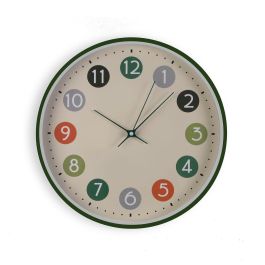 Reloj de Pared Versa Multicolor Plástico 30 x 30 x 4,5 cm Precio: 10.95000027. SKU: B1KA6PRZ8H