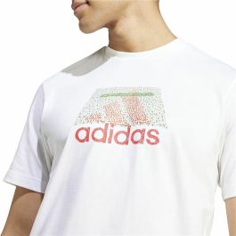 Camiseta de Manga Corta Hombre Adidas Codes Bos Graphic Blanco