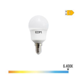 Edm Bombilla Esferica LED E14 8,5W 1000 lm 6400 K Luz Fría Ø4,5 x 8,8 cm Precio: 3.50000002. SKU: S7906707
