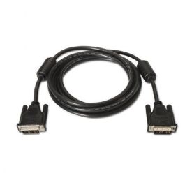 AISENS - CABLE DVI SINGLE LINK 18+1 CON FERRITA, M-M, NEGRO, 1.8M