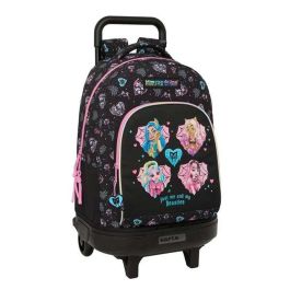 Mochila Escolar Monster High Negro 33 x 45 x 22 cm Precio: 68.4999997. SKU: B19DWXSDZK