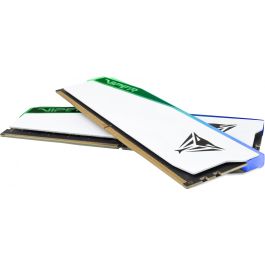 Patriot Viper Elite 5 RGB PVER548G60C42KW 48 GB (2x24 GB) DDR5 6000 MHz Kit de Memoria RAM, Intel XMP 3.0, AMD EXPO 1.0, 288-pin DIMM, Dissipador Térmico