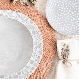 Plato Postre Porcelana Aquilea Bidasoa 19 cm (12 Unidades)