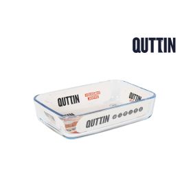 Fuente de vidrio rectangular Quttin 20x13 cm, 925 cc (6 Unidades) Precio: 16.89000038. SKU: S2205891