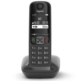 Gigaset AS690 S30852-H2816-D201 Teléfono Inalámbrico DECT Manos Libres Pantalla Iluminada Agenda 100 Contactos Bloqueo de Llamadas Negro Gigaset AS690 S30852-H2816-D201 Teléfono Inalámbrico DECT Manos Libres Pantalla Iluminada Agenda 100 Contactos Bloqueo de Llamadas Negro