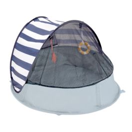 Babymoov Aquani Mariniere Parque Infantil 3 en 1 Anti-UV SPF 50+ Cama Supletoria Piscina Pop-up Desde Nacimiento Mosquitera