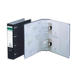 Elba Archivador Doble Mecanismo Lomo Ancho Rado A4 Cartón Extra Rígido Jaspeado Negro Precio: 11.79000042. SKU: B1EZV6AZCZ