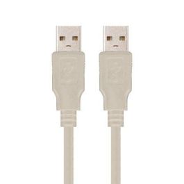 Nanocable Cable USB 2.0 con Conectores Tipo A Macho (A-M-A-M) 1 Metro Color Beis RoHS y 100% Testado Nanocable Cable USB 2.0 con Conectores Tipo A Macho (A-M-A-M) 1 Metro Color Beis RoHS y 100% Testado