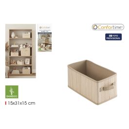 Inde Cesta de Ordenación de Bambú y TNT 15 x 31 x 15 cm (12 Unidades) Precio: 41.5272. SKU: B148Y53HFC
