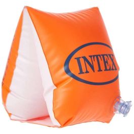Intex Brazalete Flotador Neón 30x15 cm para Niños 6-12 Años PVC