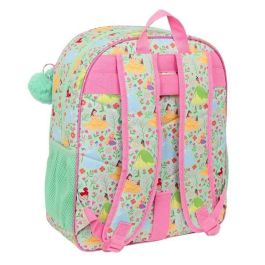 Mochila Safta Junior Adaptable A Carro Princesas Disney Bloom 380x320x120 mm Mochila Safta Junior Adaptable A Carro Princesas Disney Bloom 380x320x120 mm