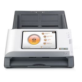 Plustek Escaner A350 Essential, 600x600 DPI, Escaner a Color, Escaneo Dúplex, Negro/Blanco, Pantalla LED 7"