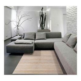 Bamboo Cool Alfombra de Bambú Yeso 160x240cm Interior/Exterior Antideslizante