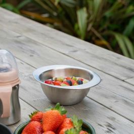 Thermobaby AAAOY87756 Cuenco para el Oído Ergonómico de Acero Inoxidable Sin BPA