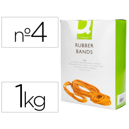 Q-connect Gomillas elásticas, 1000 gr, 40 x 2 mm Precio: 14.49999991. SKU: B16PCRP6N9