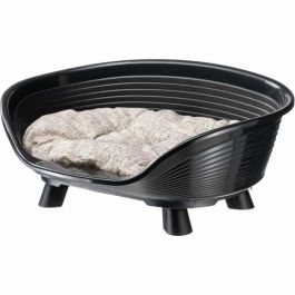 Ferplast FER8010690210063 Cesta para Mascotas TRONO 4 con Cojín Relax, Color Negro Precio: 46.69000017. SKU: B17WD7DSS6