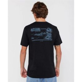 Camiseta de Manga Corta Hombre Rip Curl Sportline FB Tee Negro 12 Años