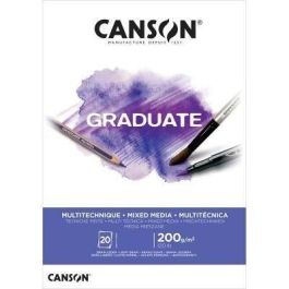 Bloc De Dibujo Canson Graduate Mix Media Encolado Liso Blanco A3 200G 20H 5 unidades Precio: 52.88999976. SKU: B1FZJ9499T
