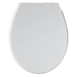 Gelco Asiento de inodoro para adulto y niño, doble aro con freno de caída, sujeción universal, polipropileno, blanco, aro niño magnético Gelco Asiento de inodoro para adulto y niño, doble aro con freno de caída, sujeción universal, polipropileno, blanco, aro niño magnético
