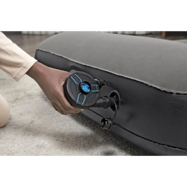 Bestway Colchón Hinchable 671BQ Tritech Twin para 1 Persona, Bomba USB Integrada, 1,88 m x 99 cm x 30 cm