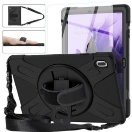 eSTUFF Funda AUSTIN Defender Negra para Galaxy Tab S10+ S9 FE+ S9+ S8+ S7 FE S7+